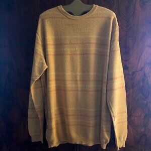 Ermenegildo Zegna Cotton blend, long sleeve Sweater, Large 52, Made in Italy